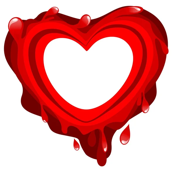 Bloody heart — Stock Photo, Image