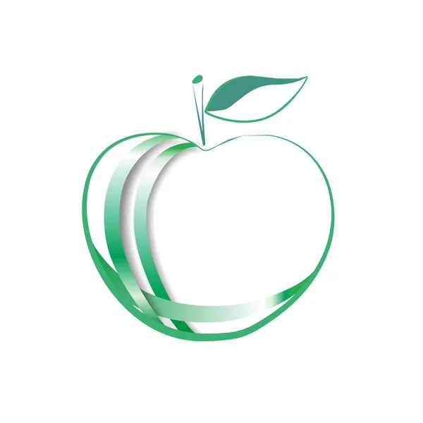 Logo jabłka — Zdjęcie stockowe