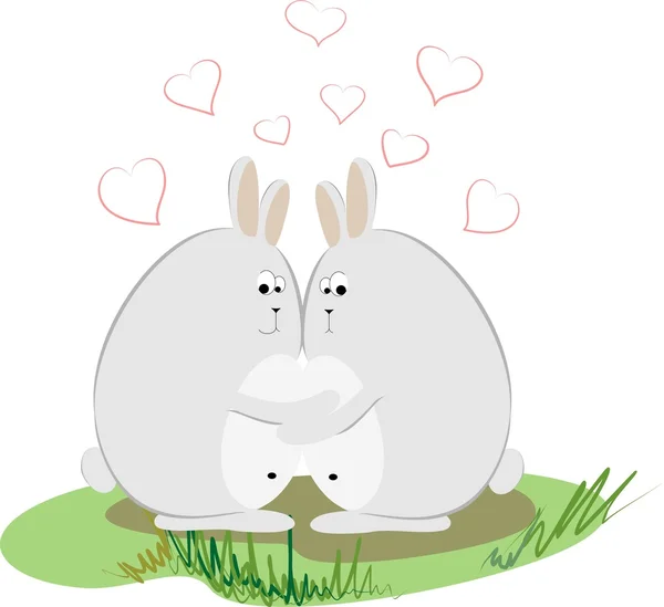 사랑 하는 토끼 — 스톡 사진