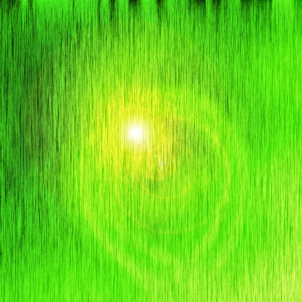 Glühen auf dem grünen Hintergrund faseriger — Stockfoto