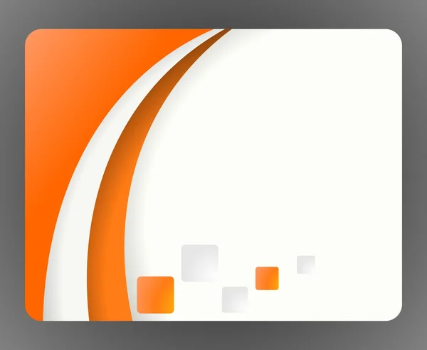 stock image Orange business card