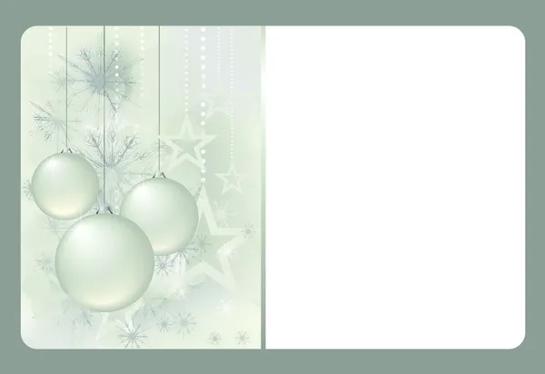 Beautiful christmas gift card — Stock Photo, Image