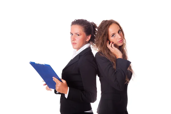 Two Business Women at Work — Stock Photo, Image