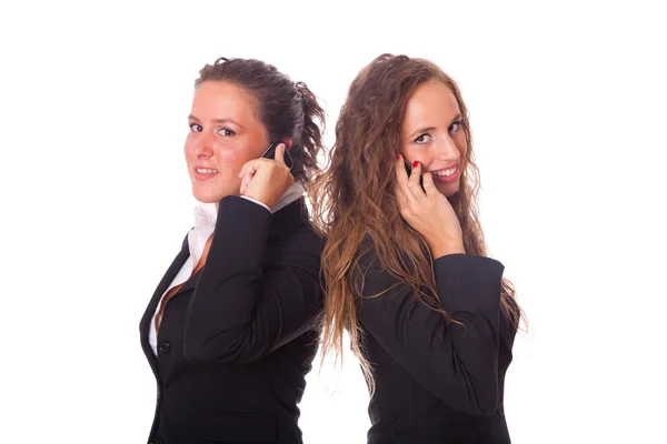 Twee zakelijke vrouwen op het werk — Stockfoto