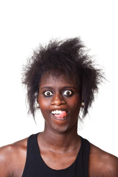 Fekete nő portré — Stock Fotó