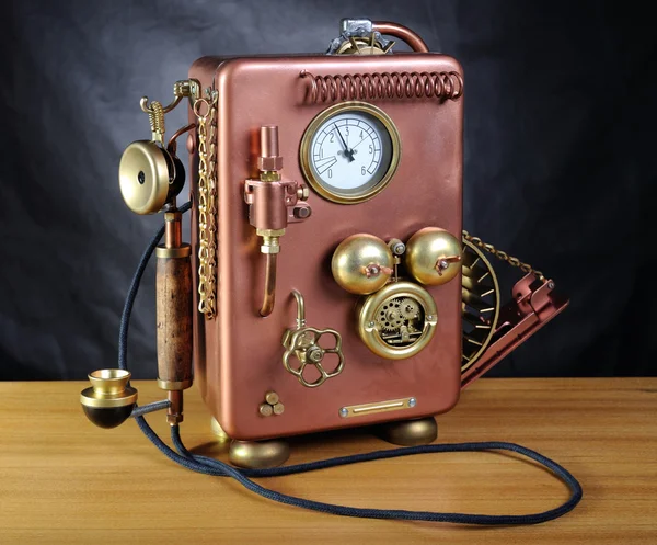 Teléfono de cobre . — Foto de Stock