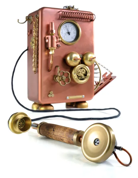 Teléfono de cobre . —  Fotos de Stock