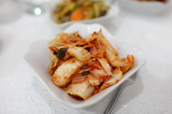 泡菜在韩国餐厅 — 图库照片