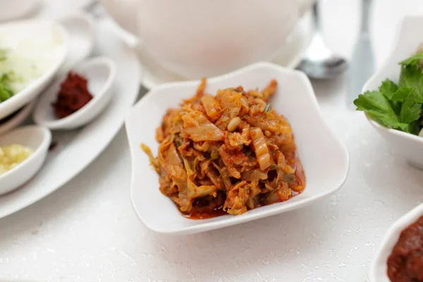 Sałatka koreańska kimchi — Zdjęcie stockowe