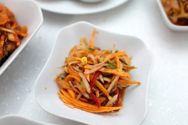 Korean carrot salad — Stock Photo, Image