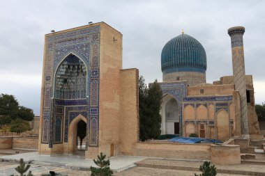 Guri Amir mausoleum of Tamerlane clipart