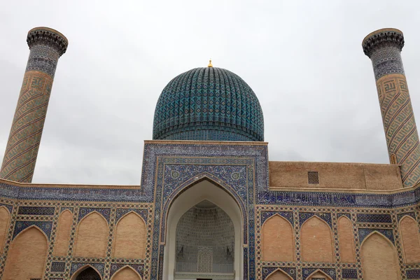Fassade des Guri-Amir-Mausoleums — Stockfoto