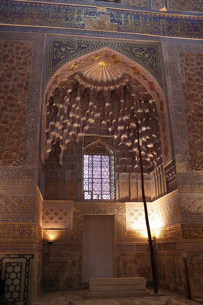 Interior the mausoleum of Timur — Stock Photo, Image
