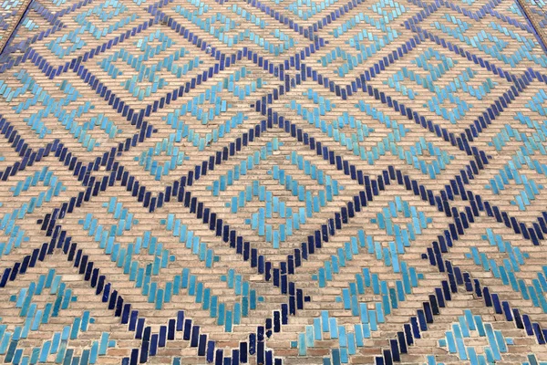 Мозаичная стена Гури Амира — стоковое фото