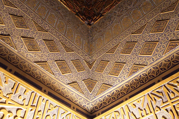 Parte da parede dourada em Guri Amir — Fotografia de Stock