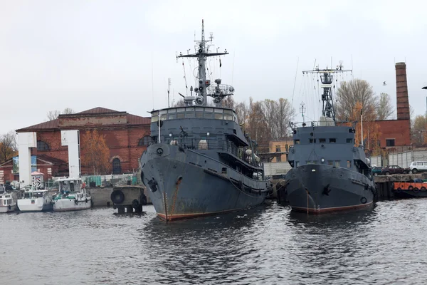 Dois barcos de patrulha — Fotografia de Stock