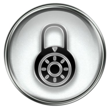Lock kapalı, simgesi gri