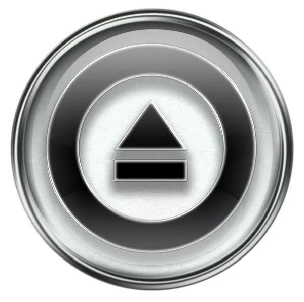 Vysunout ikona šedá — Stock fotografie