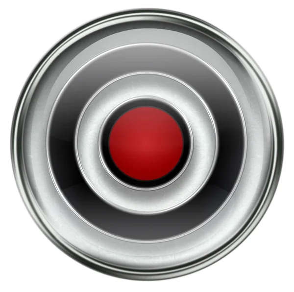 Record icon grey — Stock Photo, Image