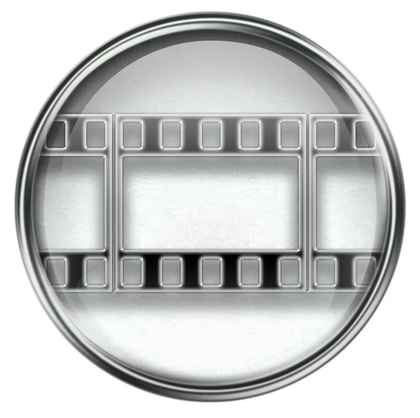 Icono de película gris —  Fotos de Stock
