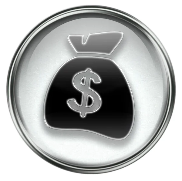 Dollar icon grey — Stock Photo, Image