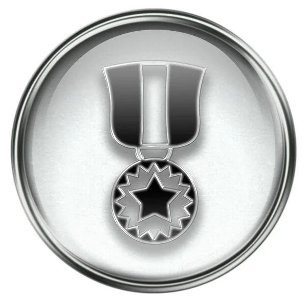 Medal icon grey — Stock Photo, Image