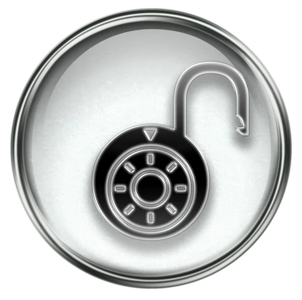 Lock on, icon grey — Stock Photo, Image