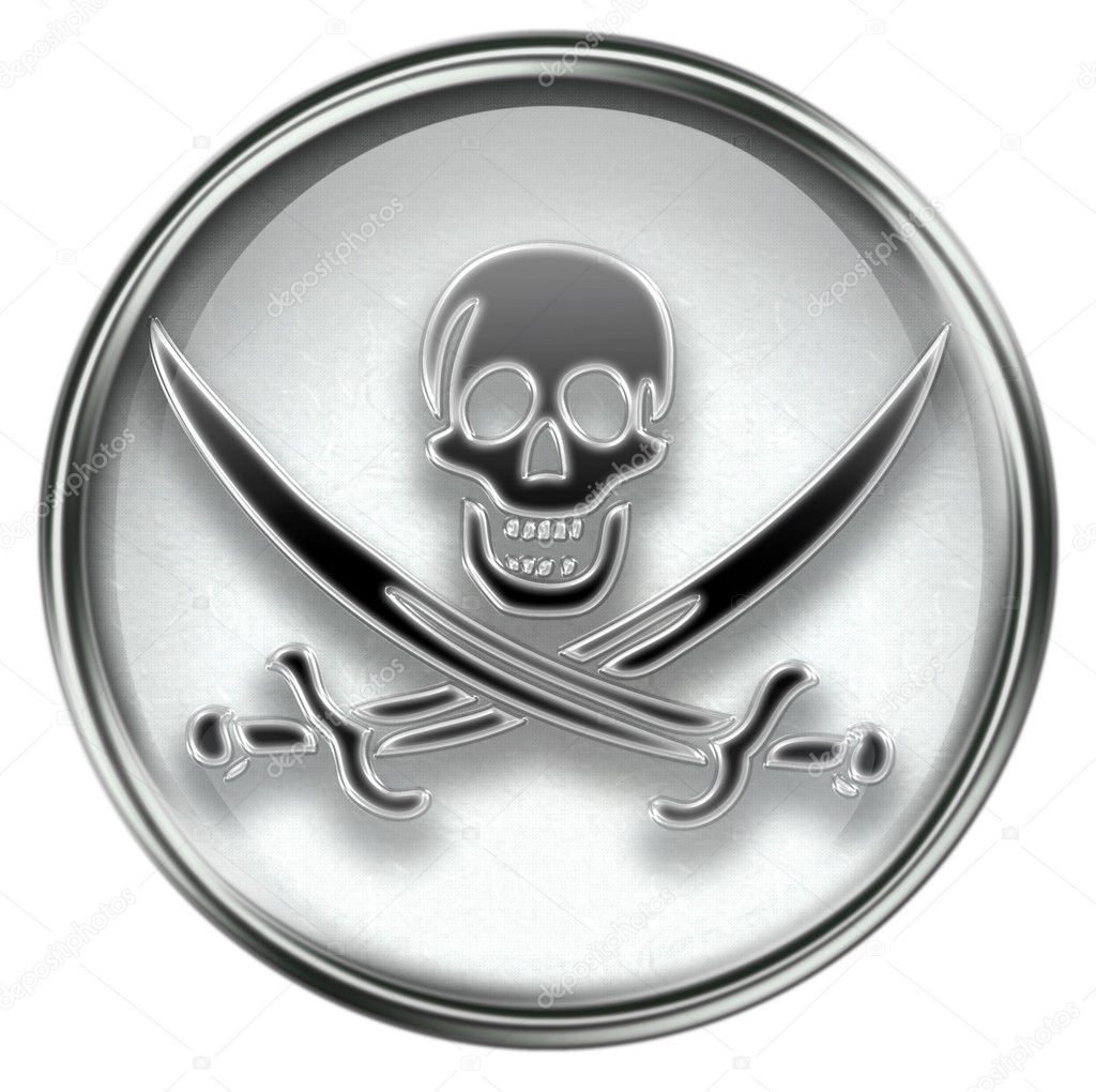 Pirate icon grey