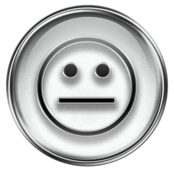 Veselý obličej šedá — Stock fotografie
