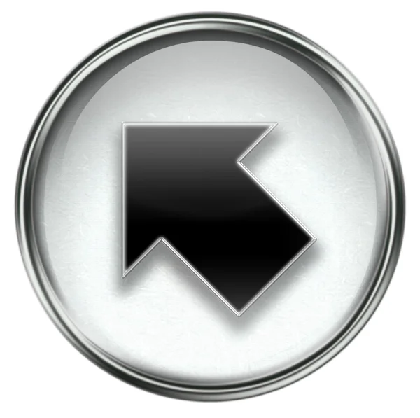 Icono de flecha gris —  Fotos de Stock