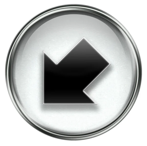 Šipky ikona šedá — Stock fotografie