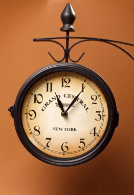 Clock of grand central station clipart