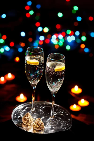Flutes of champagne — Stock Photo, Image
