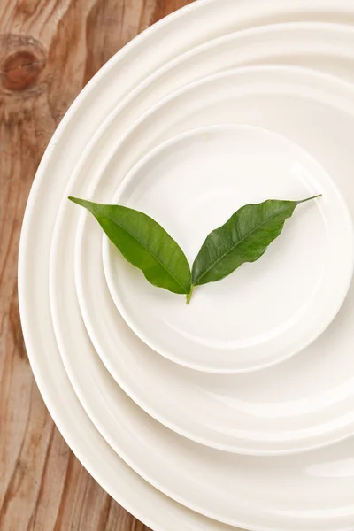 stock image White plates