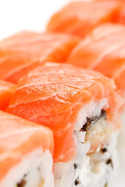 Sushi op de witte — Stockfoto