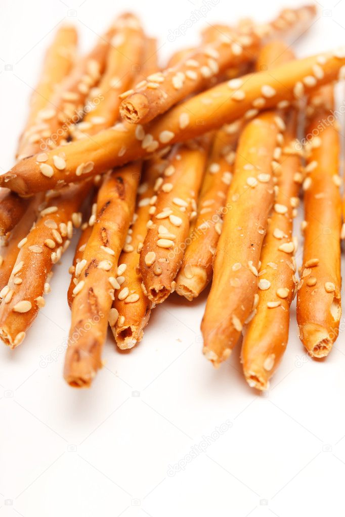 bread sticks on white background | 图库照片 08 maksim shebeko