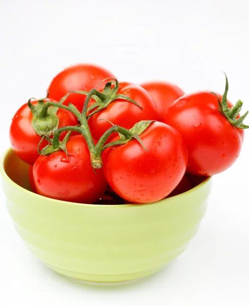 Tomates en el plato —  Fotos de Stock