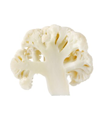 Cauliflower isolated on white background clipart