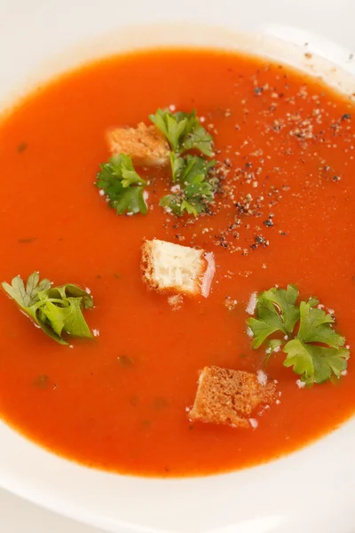 Zupa z kremu roślinnego — Zdjęcie stockowe