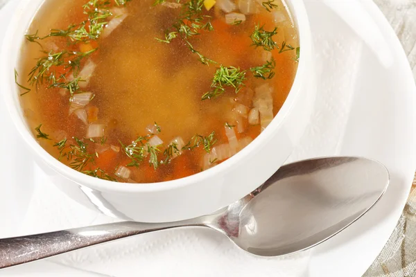 Грибной суп — стоковое фото