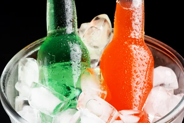 stock image Bottles with tasty drink