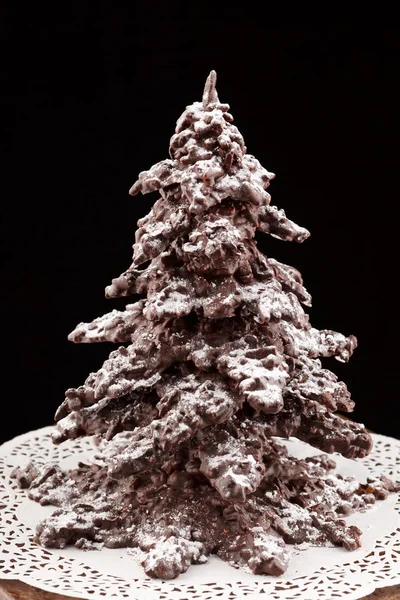 Çikolata Noel ağacı — Stok fotoğraf