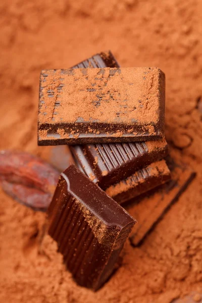 Schokolade und Kakao — Stockfoto