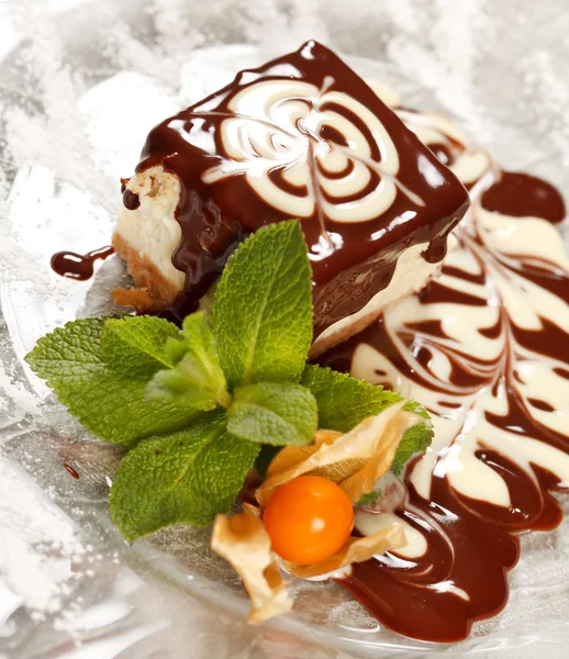 Cheesecake σοκολάτας — Φωτογραφία Αρχείου