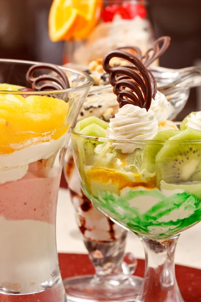 Smaskiga desserter — Stockfoto