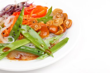 Pirinç Noodle sebzeli