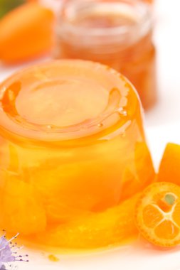 Orange jelly clipart