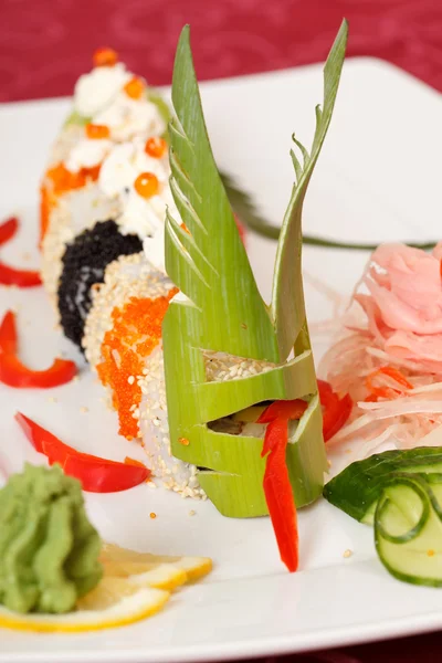 皿の上の寿司 — ストック写真