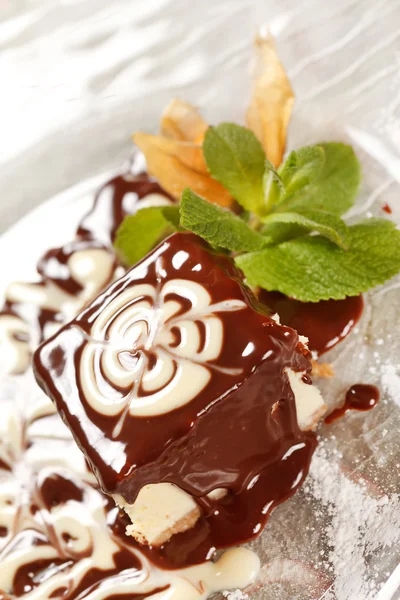 Sernik czekoladowy — Zdjęcie stockowe