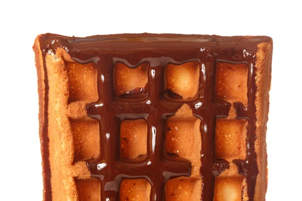 チョコレート ベルギー ワッフル — ストック写真